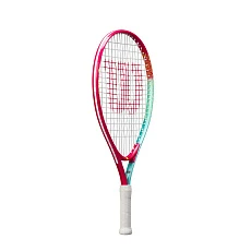 Ракетка б/т дет. Wilson Intrigue Jr 21, WR180510U, для дет.5-6лет, алюминий,со струн.,розово-бирюзов
