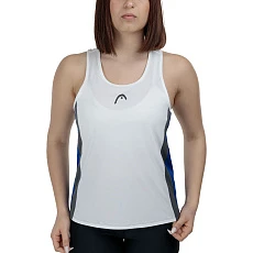 Майка жен. HEAD Club 25 Tech Tank Top W 814735-RoWH-S, р.S, полиэстер, белый