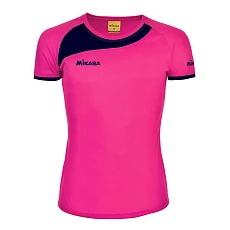 Футболка игровая жен. MIKASA MT289-0440-2XL, р.2XL, 90% полиэстер, 10% эластан, фуксия