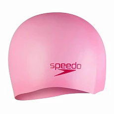 Шапочка для плав. дет. SPEEDO Plain Moulded Silicone Cap Jr, 8-7099015964, РОЗОВЫЙ, силикон
