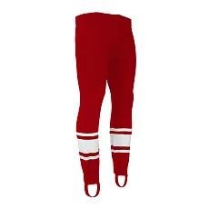 Рейтузы хок. TORRES Sport Team, HR1109-02-172, размер 46, рост 172, полиэстер, красно-белый