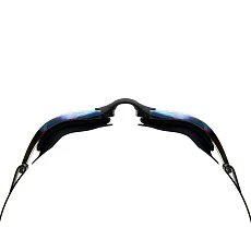 Очки для плав.TORRES Pro, SW-32521MR, зерк.линзы.,чёрная оправа, дв.рег.ремешок