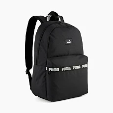 Рюкзак спорт. PUMA Phase Tape Backpack, 09117001, полиэстер, черный
