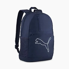 Рюкзак спорт. PUMA Plus Backpack, 09118003, полиэстер, темно-синий