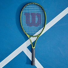 Ракетка б/т дет. Wilson Blade Feel Jr 25, WR125310U, для дет.9-10лет, композит, со струн., зеленый