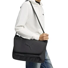 Сумка шоппер PUMA BUZZ Messenger, 009255601, полиэстер, черный