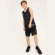 СЦ*Форма баск. детск. KELME, 3593052-000-130, рост 130, 100% полиэстер, черно-белый