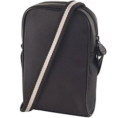 Сумка кросс-боди PUMA Campus Compact Portable, 07882701, полиуретан, полиэстер, черно-серый
