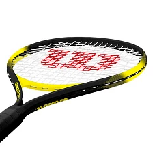 Ракетка б/т Wilson Energy XL Gr3, WR148210U3, для любит, алюминий, со струнами, черно-желтая