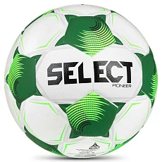 Мяч футб. SELECT Pioneer TB V26, 0864071005, р.4, FIFA Basic, 32п, ПУ, термосшивка, бело-зеленый