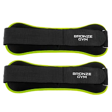 Утяжелители для ног и рук BRONZE GYM, 3 кг (1,5кг х 2), пара.