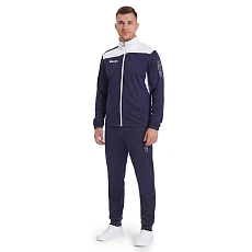 Костюм спорт. муж. MIKASA MT707/MT701-061-2XL, р. 2XL, 100% полиэстер, темносине-белый