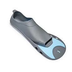 Ласты для бассейна Salvas F5 Fin, BA19144QSSTS,TPR и Technoflex, р.44-45, cеро-голубой