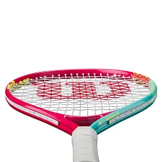 Ракетка б/т дет. Wilson Intrigue Jr 21, WR180510U, для дет.5-6лет, алюминий,со струн.,розово-бирюзов