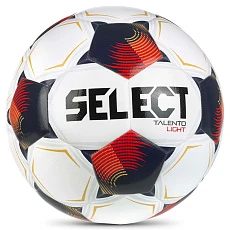 Мяч футб. SELECT Talento DB Light V26, 0775871014, р.5, 32п, ПУ, гибрид.сш, бело-т.сине-красный