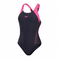 Купальник SPEEDO Hyperboom Splice, 8-00372516919, р.40 (рос.52), темносине-розовый