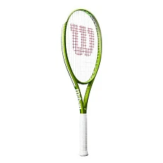 Ракетка б/т Wilson Blade Feel Team 103, WR197810U2, для любителей, алюминий, со струнами, бело-зел