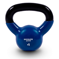 Гиря BRONZE GYM в виниловой оболочке 4 кг