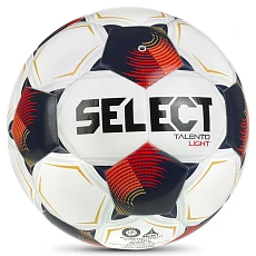 Мяч футб. SELECT Talento DB Light V26, 0775871014, р.5, 32п, ПУ, гибрид.сш, бело-т.сине-красный