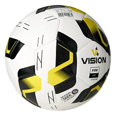 Мяч футб. VISION Striker FIFA, F325035, р.5, 32 пан.,гл.TPU,2подкл. слой, маш.сш., бело-черно-желтый