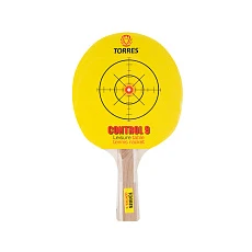 Ракетка для н/т TORRES Control 9, TT0002, для начинающих, накладка 1,8 мм, конич. ручка