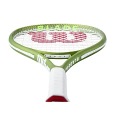 Ракетка б/т Wilson Blade Feel Team 103, WR197810U2, для любителей, алюминий, со струнами, бело-зел