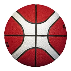 Мяч баск. MOLTEN B6G4550X р.6, FIBA Appr, 12 пан, синт. кожа, нейл.кор,кор-беж-чер
