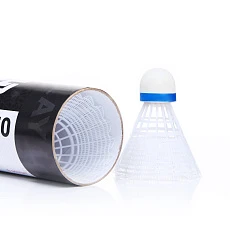 Воланы для бадминтона TORRES 250 (нейлон/пробка), BD23109, уп.6шт.белый, сред.скор.