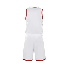 Форма баск. взросл. KELME, 8252LB1006-107-4XL, р.4XL, 100% полиэстер, бело-красный