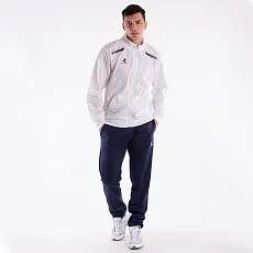 Костюм спортивный +ADRENALINA 3302-023-L, р. L, 100% полиэстер, бело-т.синий