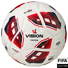 Мяч футб. VISION TRITON, FV425075, р.5,FIFA Quality Pro,MF, 16 пан, термосш.,бел-красный