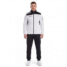 Костюм спорт. муж. MIKASA MT707/MT701-021-L, р. L, 100% полиэстер, бело-черный
