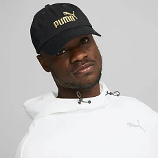 Бейсболка спорт. PUMA Ess No.1 02435701, 100% хлопок, черный