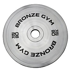Диск олимпийский BRONZE GYM стальной 20 кг