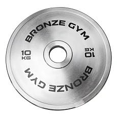 Диск олимпийский BRONZE GYM стальной 10 кг