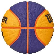 Мяч баск. WILSON FIBA3x3 Official, WTB0533XB, р.6, FIBA Appr., синт. PU, бутил. кам, желто-синий