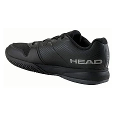 Кроссовки тен. муж. HEAD Revolt Court Men, 273505-BKGR, р.10,5(рос.44),иск.кожа, текстиль,черн-серый