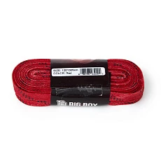 Шнурки для коньков BIG BOY Comfort Line с пропиткой, BB-LACES-CL-305RD, полиэстер, 305см, красн