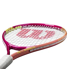 Ракетка б/т дет. Wilson Intrigue Jr 23, WR180410U, для детей 7-8лет, алюминий,со струнами, фуксия