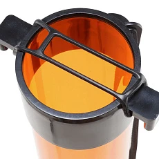 Тубус для сбора мячей BULLPADEL 458541, пластик, оранжево-черный