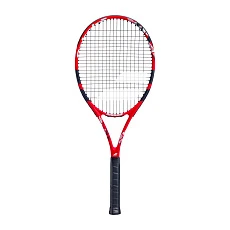 Ракетка б/т BABOLAT Evoke Team Gr2, 121269, для любит., графит,со струнами, красно-черный