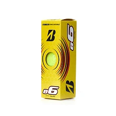 Мяч для гольфа Bridgestone e6 Yellow,  BGB3EYX, 3 шт/уп, желтый