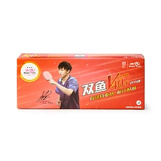 Мяч для наст. тенниса DOUBLE FISH 3***, V111F10, диам. V40+мм, ITTF Appr,плаcтик,упак.10 шт,белый