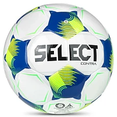 Мяч футб. SELECT Contra DB V26, 0853171012, р.3, 32 пан, ПУ, гибрид.сш,бело-желто-синий