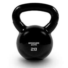 Гиря BRONZE GYM в виниловой оболочке 28 кг