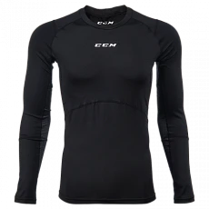 Майка с длинным рукавом CCM COMPRESSION LS TOP WITH GEL SR