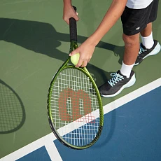 Ракетка б/т дет. Wilson Blade Feel Jr 25, WR125310U, для дет.9-10лет, композит, со струн., зеленый