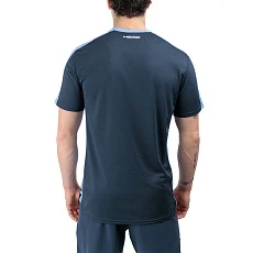 Футболка мужская HEAD Slice T-Shirt Men 811554-NV-M, размер M, темно-синяя