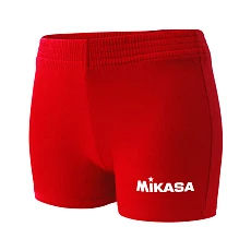 Шорты тренир. жен. MIKASA MT165-04-XS, р.XS, 92% хлопок, 8% эластан, красный