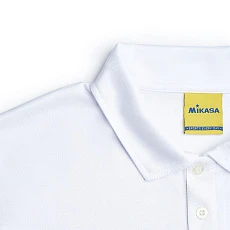 Поло MIKASA MT297-022-2XL, р.2XL, 100% полиэстер, белый